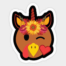 Check spelling or type a new query. Cute Turkey Thanksgiving Funny Gift Costume Turkeys Sticker Teepublic Au
