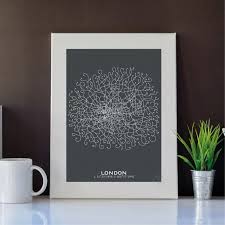 Londres Affiche Plan Affiche Londres Ville De Londres