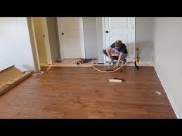 First Time Laying Hardwood Flooring Youtube Diy Hardwood Floors Laying Hardwood Floors Flooring Cost