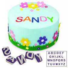 Making fancy lettering text for cake decorating how to tutorial. 26pc Wilton Alphabet Classic Letters Cake Stamp Set Decorating Supplies Tool Kit Walmart Com Walmart Com