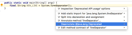 Why Is System Lineseparator Deprecated Stack Overflow