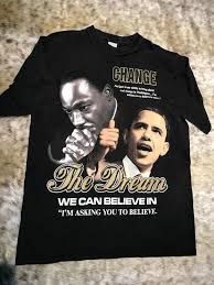 2008 Barack Obama Martin Luther King Mlk Jr Change Dream Rap Tee Shirt Mens Xxl Rap Tshirts Raptshirts Rapshirts 49 Rap Tee Rap Tshirts Mens Tee Shirts