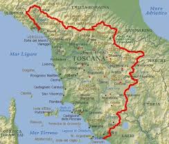 Karte Toskana Karte Toskana Toskana Karte Toskana Italien Karte