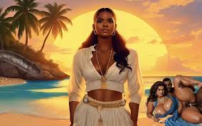 Ai-generated Couple Fucking on the Beach While I Sing by FapHouse