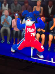 76ers mascot spraying white goo out of his chest. Etienne Catalan Ø¹Ù„Ù‰ ØªÙˆÙŠØªØ± New Wordmark For The Sixers Statement Uni