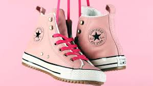 Pink Converse Comprare High-top Canvas Sneakers Brown-red Converse Women  A03053C