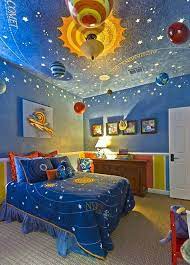 Jump on board your spaceship and explore a universe filled with rockets, robots, spaceships, planets, galaxies, aliens, moon and stars. 15 Incredible Space Themed Bedroom Ideas