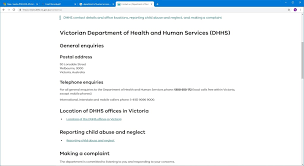 Information about community support services that help improve the lives of vulnerable victorians such as children and those living. Department Of Health And Human Services 50 Lonsdale St Melbourne Vic 3000 Australia