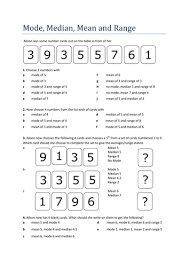 The three main measures of central tendency are mean, median and mode. Not Your Usual Mean Mode Median Worksheet Teaching Resources