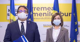 Sandu maia 59.70% (206820 de voturi) First Official Meetings Of President Elect Maia Sandu Uniting East And West Moldova Org