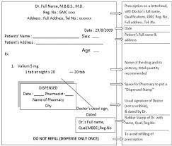 Requirements for prescription drugs and standardized medication labeling | §6830. Shows Sample Prescription From A Private Doctor Reprinted From Who Download Scientific Diagram