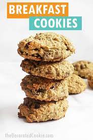 The Best Breakfast Cookies Banana Oatmeal And Chocolate Recipe Breakfast Cookies Recipes Breakfast