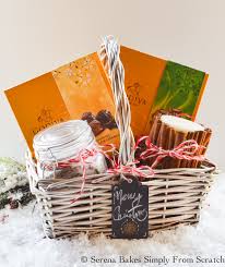 The now there are a variety of shops that specialize in bag ideas and give a continuous variety in contemplation of choose from. Holiday Gift Basket Ideas Serena Bakes Simply From Scratch