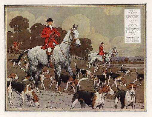 Fox Hunt stock image | Look and Learn