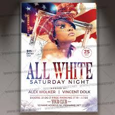 The white party free psd flyer template was designed to promote your next beach party and club event! Download All White Party Flyer Psd Template Psdmarket