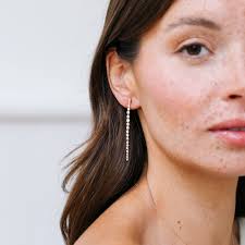 Tennis Drop Earrings