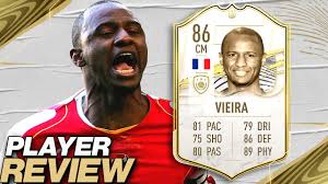 Fifa 21 patrick vieira is a 88 rated icon playing in the cm position. The Best Cdm In The Game 86 Rated Base Icon Vieira Review Fifa 21 Ultimate Team Youtube