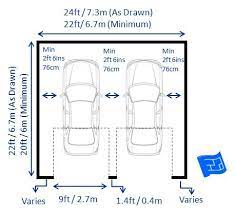 I believe this is a mistake, and find walkways. Standard Size For 2 Car Garage Novocom Top