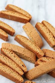 Almond Biscotti Made Smaller Almond Biscotti No Cook Desserts Yummy Cookies