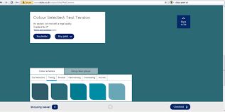 dulux teal tension house colors blue feature wall dulux