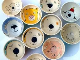 Animal Hand Painted Bowls Cute Pottery Painting Designs Hand Painted Ceramics Ceramic Painting