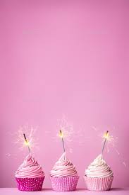 Add beautiful live wallpapers on your lock screen for iphone xs, x and 9. Pink Cupcakes With Sparklers Birthday Wallpaper Happy Birthday Wallpaper Pink Wallpaper Iphone