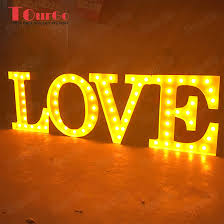 Vintage circus light sign free vector. Tourgo Rusty Vintage Lighted Metal Signs With Led Love Light Up Letters