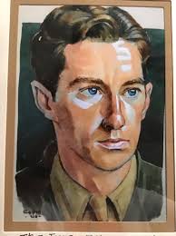 Painting for retired railway clerk