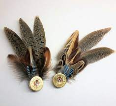 Pin On Pheasant Duck And Jay Feather Brooch Pins
