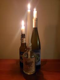 Which magnetizes the people's eyes. Diy Candle Holder From Alcohol Bottles Make Something Mondays