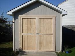 Exterior Wood Shed Doors Shed Doors Backyard Storage Sheds Building A Shed