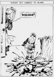 Chicago Tribune Otd Feb 11 1917 Chicago Tribune Strangely Alters Their Editorial Cartoon Right Pic Ww1cartoon Https T Co Czqbkc World War I World War Wwi