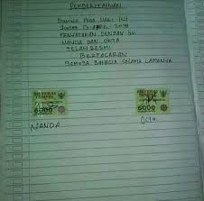 Related posts for contoh surat perjanjian diatas materai 6000. Kocak Abis Pasangan Ini Bikin Surat Perjanjian Pacaran Pakai Materai 6 Ribu Kalau Putus Masuk Bui