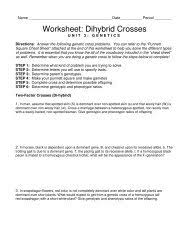 Digestion worksheet answer key,discovering geometry chapter 5 answers. Dihybrid Practice Worksheet