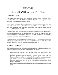 Contoh proposal permohonan dana lapangan sepak bola. Contoh Proposal Kegiatan Olahraga Sepak Bola Berbagi Contoh Proposal