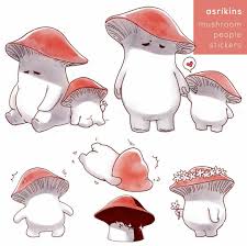 I M Not Looking For A Snorlax Vibe But This Is Great For Comics Cute Art Mushroom Art Cute Drawings