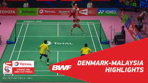 All times thailand standard time (utc+07:00). Total Bwf Thomas Uber Cup Finals 2018 Denmark Vs Malaysia Group D Highlights Bwf 2018 Youtube