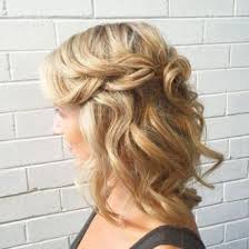 Updo wedding hairstyles for medium hair. 38 Getting Smart With Half Up Half Down Wedding Hair Medium Length Bridesmaid Braid 85 Medium Length Hair Styles Medium Hair Styles Evening Hairstyles