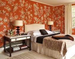 Stunning contemporary wallpaper design by scion. Orange Floral Wallpaper Interiorly