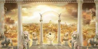 8 Awesome Depictions Of Heaven Golden City Heaven Images Heaven