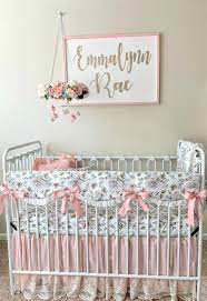 Featured sales new arrivals clearance bedding advice. Girls Farmhouse Crib Bedding Set Blush Pink And White Baby Etsy Crib Bedding Girl Girl Nursery Bedding Baby Girl Crib Bedding Sets