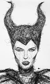 Even though i know there is already a lesson on angelina jolie's ch. How To Draw The Fairy Maleficent Using Scribbles Peakd
