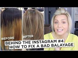 In Salon Baylage Base Bump 7n Redken Color Gel Lacquer 20 Volume Ellebangs Behind The Instagram 4 How To F Bad Balayage Balayage Hair Tutorial Balayage