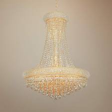 Which can light up any small space where you need a warm and soft light with this striking small crystal pendant. Primo 28 Wide Gold Crystal Chandelier 18v46 Lamps Plus