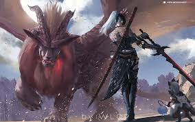 The monsters were fantastic and it was a delight to see them on screen. Hd Wallpaper Wlop Anime Girls Monster Hunter Monster Hunter World Wallpaper Flare