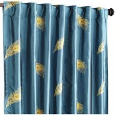 Pier 1 Imports Peacock Feather Curtain 108 Polyvore Curtains Dining Room Curtains Peacock Decor