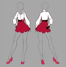 We have both basic instructions about depicting anime, and instruction about specific characters. January Commissions 2 2 Fashion Design Drawings Clothes Design Anime Outfits