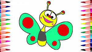 Go underwater with the shark family with this coloring page set for the super fun baby shark video. Coloring For Kids With Baby Tv Butterfly Coloring Pages For Kids Colouring Paint Youtube