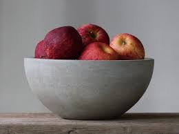 30 Modern Fruit Bowls With Decorative Centerpiece Appeal Modern Fruit Bowl Concrete Bowl Fruit Bowl