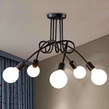 Flush Mount Lighting 5 Light Multi Directional Ceiling Lights Rowe Lighting